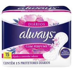Imagem de Protetor Diário Always com Perfume 15 Unidades