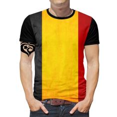 Imagem de Camiseta da Belgica Masculina Bruxelas Alemanha Blusa