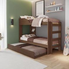 Imagem de Treliche Solteiro Onix Espresso Móveis Cacau