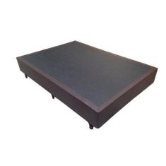 Imagem de Base Box Viúva Sintético Marrom - 42X128x188:Marrom - Lord Colchões
