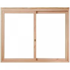 Imagem de Janela de Madeira de Correr 120x140cm Com Caixilho 9,4cm EWR 380 Rondosul Marroml