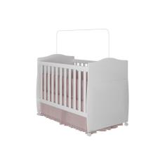Imagem de Berço Mini Cama Infantil Conforto 2 Em 1 Branco Permóbili Baby