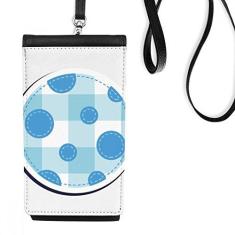 Imagem de Bolsa estilo carteira para celular com estampa de lua alienígena para presente Art Déco, bolso preto