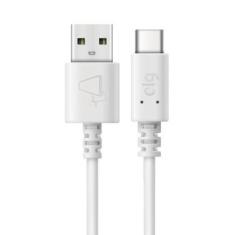 Imagem de Cabo USB Macho Para USB Tipo-C Reversível ELG 2m Branco TCUSB2