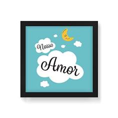 Imagem de Arte Maníacos Quadro Decorativo Nosso Amor Fundo  - 30x30cm (Moldura em laca )