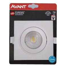 Imagem de Spot Led Quadrado Embutir 7w