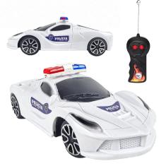 Imagem de Brinquedo Carrinho De Controle Remoto Policial Frente E Ré - Art Brink