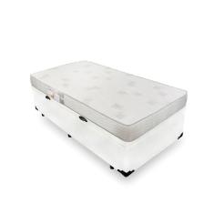 Imagem de Cama Box Com Baú Solteiro + Colchão De Espuma D23 - Ortobom - Light Liso - 78x188x54cm