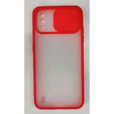 Imagem de Capa Capinha Protege Camera Galaxy a01 tela 5.7 Premium - sem, vermelh