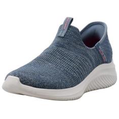 Imagem de Skechers Tênis feminino Hands Free Slip Ins Ultra Flex 3.0 Smooth Step, ardósia, 36