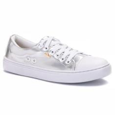 Imagem de Tênis Feminino Metalizado Confortável Leve Varias Cores Super Tendência-Feminino