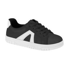 Imagem de Tênis Infantil Casual Napa Preto Branco Molekinha 2562.112