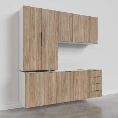 Imagem de Cozinha Modulada 4 Peças sem Tampo Suspensa com 2 Aéreos e 2 Balcões I