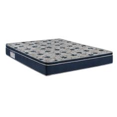 Imagem de Colchão ISO Superpocket 138x188x25cm Ortobom Preto/Azul