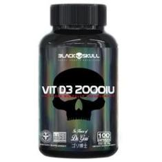Imagem de Vitamina D3 100 Capsulas - Black Skull