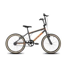 Imagem de Bicicleta Infantil Alumínio para Meninos Aro 20 BMX com Aro - KOG, Gra
