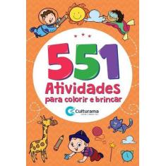 Imagem de Livro - 551 Atividades para colorir e brincar - Culturama