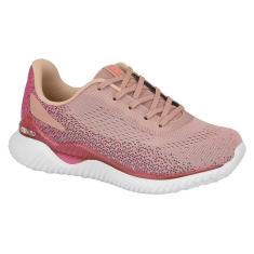 Imagem de Tenis Feminino Actvitta Esporte Casual Rosa/Nude 36-Feminino