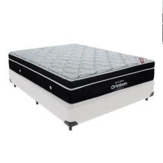 Imagem de Colchão Elegant Ortobom Base Branco Casal Com Molas Ensacadas