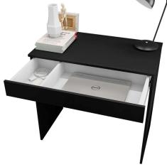 Imagem de Mesa Escrivaninha 80cm Computador Alexia Preto ajl