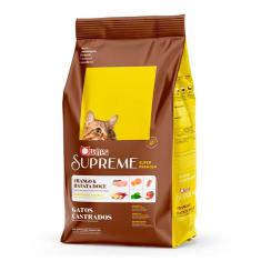 Imagem de Ração Quatree Supreme Gatos Castrados Frango E Batata Doce 15Kg