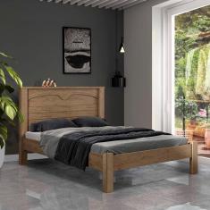 Imagem de Cama Queen Size Reforçada Castanho Holanda Jm Móveis