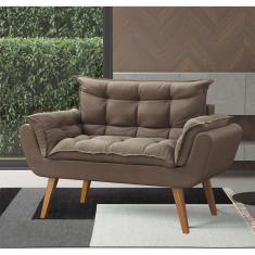 Imagem de Sofá 2 Lugares Dock Veludo Bege