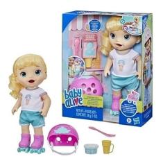 Imagem de Boneca Baby Alive Roller Skate Bebê Patinadora Loira Hasbro