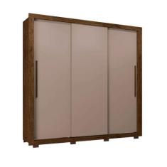 Imagem de Guarda Roupa Casal Panamá 3 Portas 4 Gavetas Com Pés Salleto