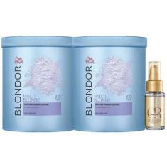 Imagem de Kit Wella 02 Pó Descolorante 800G E Oil Reflection 30ml - Wella Profes