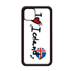 Imagem de Ilustração de coração I Love Iceland Bandeira da Palavra para iPhone 11 Pro Max Capa para Apple Mobile Case Shell