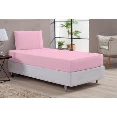 Imagem de Jogo De Lençol 180 Fios Macio E Fronhas Ponto Palito Solteiro Com Trav