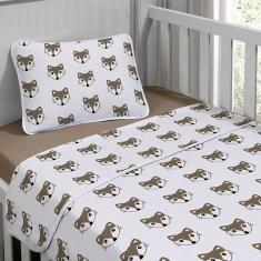 Imagem de Jogo De Cama Malha Tecebem Baby Dori 3 Pçs Duna