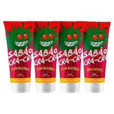 Imagem de Kit 4x Sabão Crá Crá Sabonete Íntimo Masculino Don Alcides