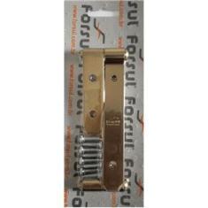 Imagem de Kit Dobradiça Parafusar N-1 20cm 1 Haste Portão Porteira 