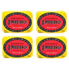 Imagem de Kit 4 Sabonetes Em Barra Phebo Odor De Rosas 90G