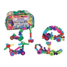 Imagem de Sacola De Blocos De Montar Multi Ideias 1000 Peças - Sonho De Criança