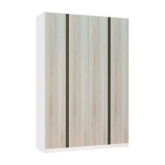 Imagem de Guarda Roupa 4 Portas 159,2 Cm Branco Ff Com Legno Crema