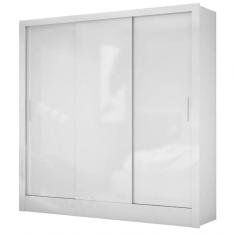 Imagem de Guarda Roupa Casal Dubai 3 Portas de Correr e 3 Gvtas Branco