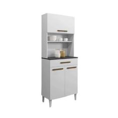 Imagem de Armário De Cozinha 3 Portas 1 Gaveta Itália Arte Móveis