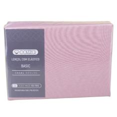 Imagem de Lençol com Elástico Casal Microfibra Cazza Rosa