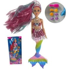 Imagem de Boneca Sereia Que Brilha Cativante Para Sua Filha Presente Dia Das Cri