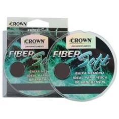 Imagem de Linha de Pesca Crown Fiber Soft Monofilamento Verde 0,40mm 32Lbs 250M