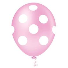 Imagem de Balão Fantasia Rosa Baby/branco 10 C/25 - Pic Pic