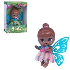 Imagem de Boneca Super Toys Babys Collection Mini Fada Negra 374