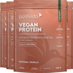 Imagem de Whey Protein Vegano Vanilla 4 X 450G Puravida