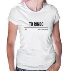 Imagem de Baby Look Tô Rindo Mas Tô Preocupada - Foca Na Moda