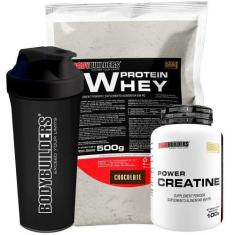 Imagem de Kit Whey Protein 500G+ Power Creatina 100G - Bodybuilders