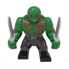 Imagem de Boneco Blocos De Montar Big Drax Verde Guardiões Da Galáxia