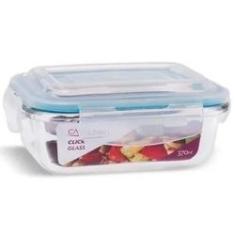 Imagem de Pote Vidro Hermético Retangular 370ml